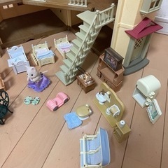 【sold】シルバニアファミリー　あかりの灯る大きなお家の画像