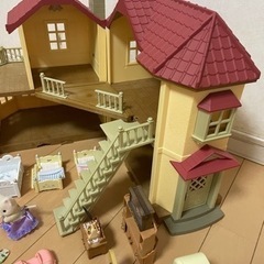 【sold】シルバニアファミリー　あかりの灯る大きなお家の画像