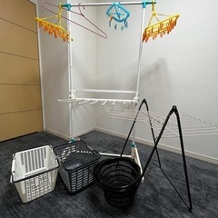 洗濯物干し 室内 ランドリー バスケット 各種