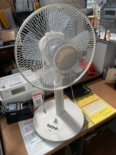 扇風機　No.8578　ユアサ　2013年製　YT-30P(WH)　【リサイクルショップどりーむ天保山店】