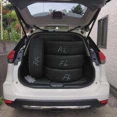 ダンロップ　225-60-18 夏タイヤ4本セットの画像