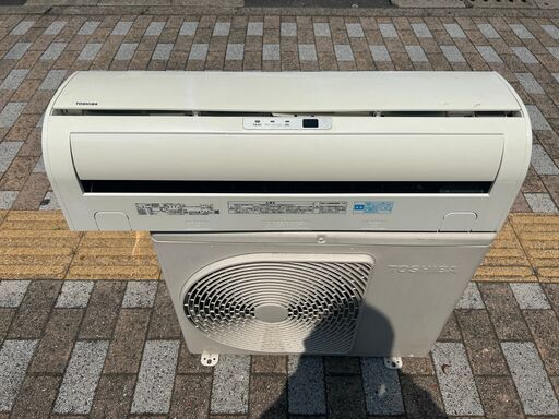 決まりました東芝 エアコン✨ 6畳程度 2013年製 RAS-E1D エアコンクリーニング渡し