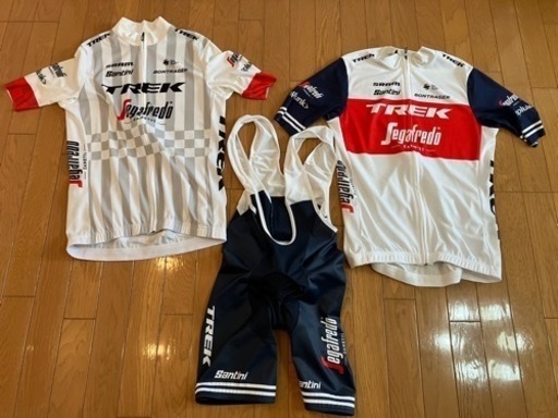 【未使用】ＳＡＮＴＩＮＩ　ＴＲＥＫサイクルジャージ３点セット