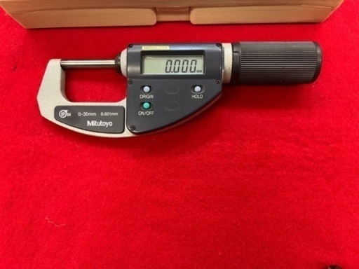 値下げしました。N110★Mitutoyo製★デジタル外側マイクロ★工具