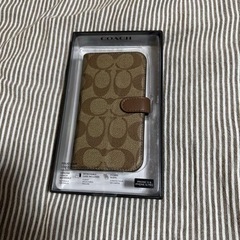 若干難あり　COACH iPhone12 12PRO 手帳型　ス...