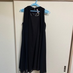 パーティードレス　ブラック　ボレロ付の画像