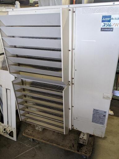 MITSUBISHI三菱業務用エアコン10馬力室外機PUZ-ZRP280KA8　天井カセット形 室内機ツイン PL-ZRP140EA3　2015年製