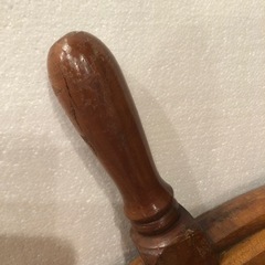 『お値下げ中』操舵輪　アンティークの画像