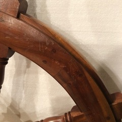 『お値下げ中』操舵輪　アンティークの画像