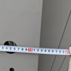 スチール扉 丁番つき 通電金具 DIY 小屋 倉庫 物置などに の画像