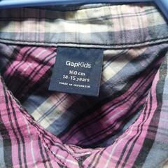 【値下げ】シャツ(Gap)　チェック　160サイズの画像