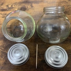 丸ネコ瓶 2個の画像