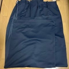 幅100×丈200cm 遮光カーテン ネイビー