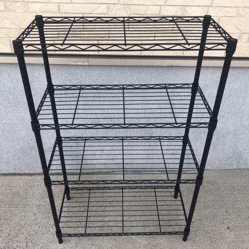 【美品】スチールラック 幅64cm、奥行29cm、高さ101cm