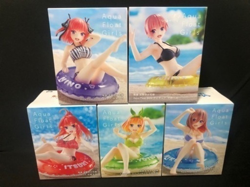 五等分の花嫁　Aqua float girls 5種セット