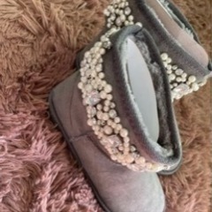 ブーツ　ビジュー　新品　未使用　Sサイズ　の画像