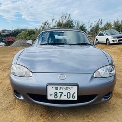 大幅値下げ❗️ロードスターオープンカーNB6 AT❗️車検7年2月❗️コミコミ❗️の画像