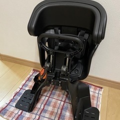 ほぼ未使用、自転車前チャイルドシートOGK レインカバー付