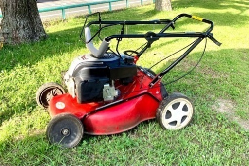 ［63］★値下げ★【中古】エンジン式 手押し芝刈機 刈り幅500mm 