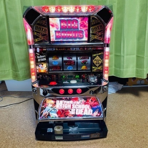 パチスロ実機 学園黙示録HOTD 不要機付 ハイスクールオブザ・デッド