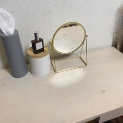 【0円】木製デスクW75×D39×H73の画像