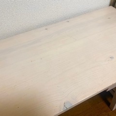 【0円】木製デスクW75×D39×H73の画像