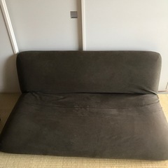 無印良品　リクライニングローソファ　ブラウン