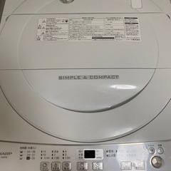 無料に値下げしました_11月末直接お渡し_シャープ製洗濯機②