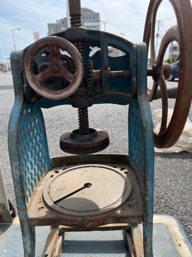 かき氷り機　レトロ　現状渡し品