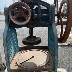 かき氷り機　レトロ　現状渡し品の画像