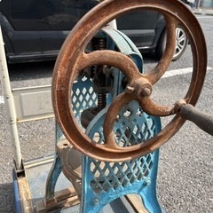 かき氷り機　レトロ　現状渡し品の画像