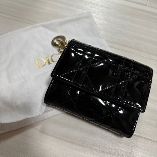 LADY DIOR ロータスウォレット　カーフスキン　お財布