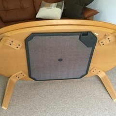 無印良品 楕円テーブル(フラットヒーター付)の画像