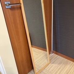 無印良品　ミラー姿見鏡　32.5×100センチ　美品