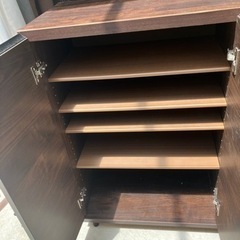 シューズボックス　下駄箱　5段調整可能の画像