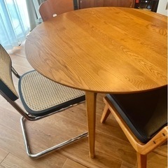 unico TOVE ラウンドテーブル 110cm