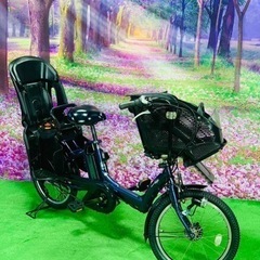 ❹ 5290子供乗せ電動アシスト自転車ヤマハ3人乗り対応20インチ