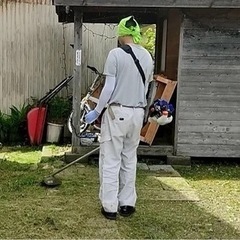 草刈りします！