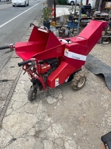 自走式藁切り機　農用さい断機