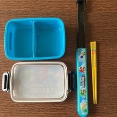 【再値下げ！】スーパーマリオ　お弁当箱セット　の画像