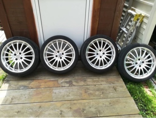 17インチ　ホイール　カールソン1/16 ４穴　PCD100