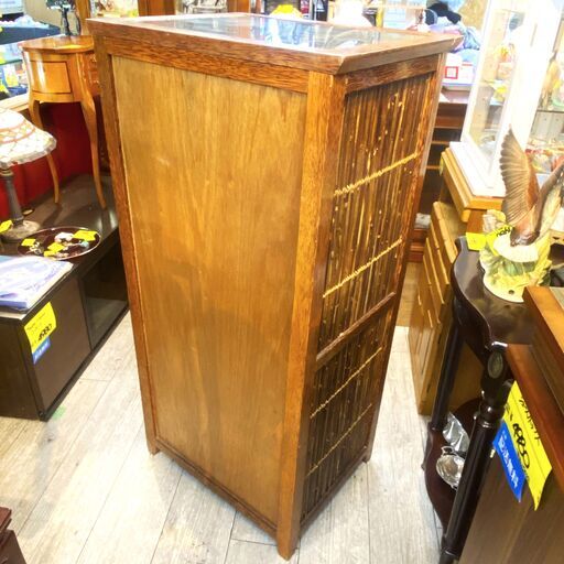 アジアン家具 バンブーキャビネット アンティーク 希少 アジアン