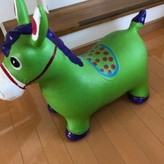 乗馬動物のおもちゃPVCインフレータブルジャンプ動物/ポニー馬の画像