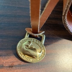 DOONEY&BOURKE ドゥーニー&バーク　レザーショルダーバッグ　アメリカ製　キャメル　本革の画像