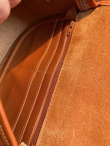 DOONEY&BOURKE ドゥーニー&バーク　レザーショルダーバッグ　アメリカ製　キャメル　本革