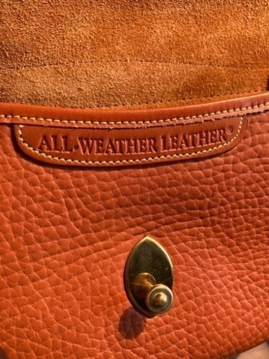 DOONEY&BOURKE ドゥーニー&バーク　レザーショルダーバッグ　アメリカ製　キャメル　本革