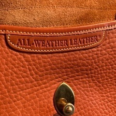 DOONEY&BOURKE ドゥーニー&バーク　レザーショルダーバッグ　アメリカ製　キャメル　本革の画像