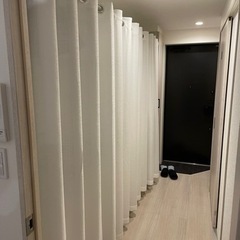 のれん間仕切りカーテン北欧 アコーディオンカーテン
