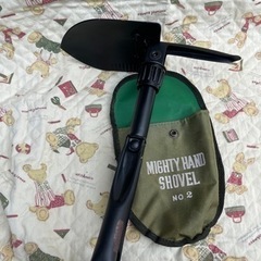 携帯 携行シャベル＆ツルハシ 保管品の画像