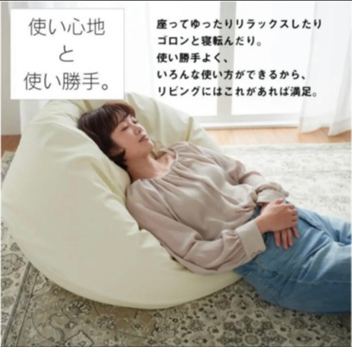 ビーズクッション ソファ オニオン 170リットル レザーカバーset